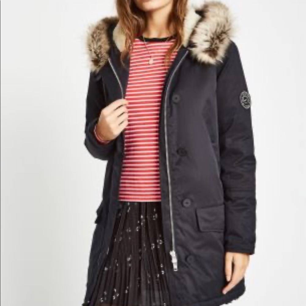 Jack Wills Lachbury Ultimate Parka Black